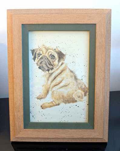 Wrendale pug print 6x4 - print,