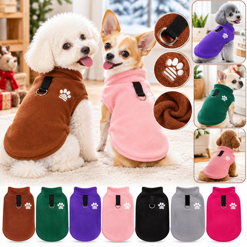 Dog fleece sweater winter warm - sweater,