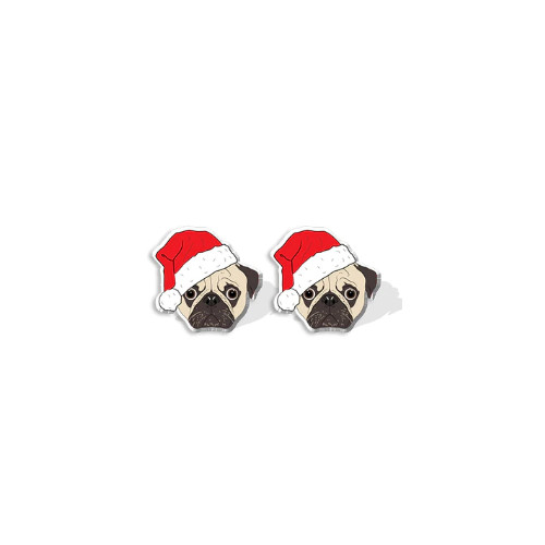 Christmas stud earrings - earrings, cute