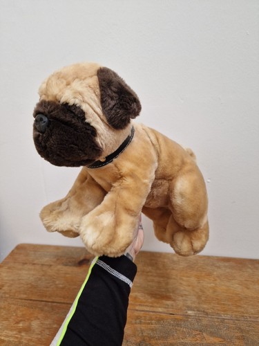 Large pug puppy dog signature - large,