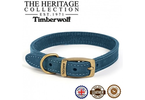Ancol leather timberwolf blue - ancol,