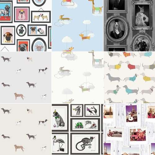Dog themed wallpaper - dog, animal