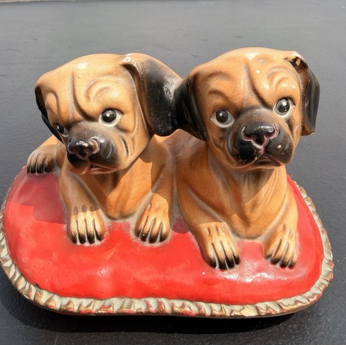 Vintage kitsch pug puppy dog - vintage,