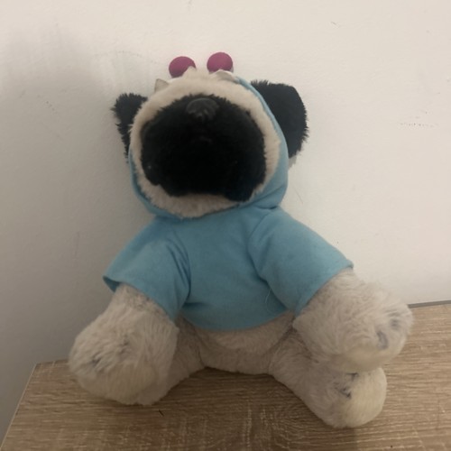 Pug puppy dog wearing monster - wearing,