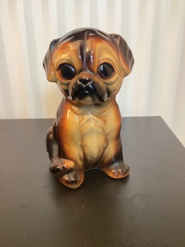 Vintage large pug - large, dog