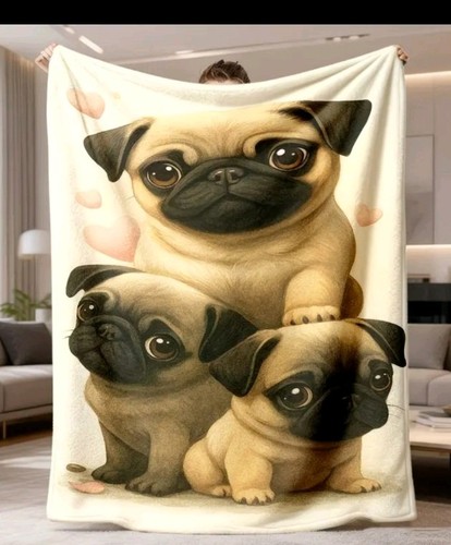 Novelty pug puppies printed - novelty,