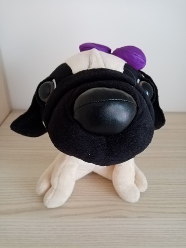 Soft toy cuddly plush pug - soft,