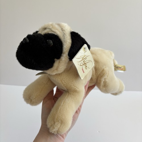 Miyoni aurora pug laying dog - aurora,